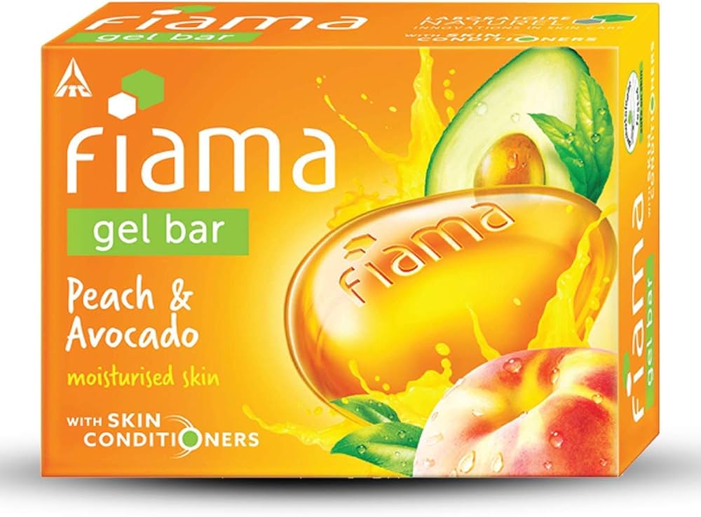 FIAMA GEL BAR PEACH & AVOCADO SOAP