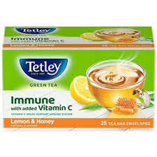 TETLEY GREEN TEA LEMON &amp; HONEY 35G