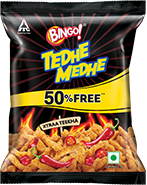 BINGO TEDHE MEDHE XTRAA TEEKHA 10 RS