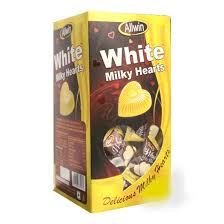 WHITE MILKY HEARTS