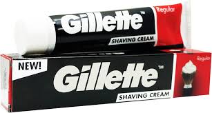 GILLETTE REGULAR SHAVING CREAM 70G