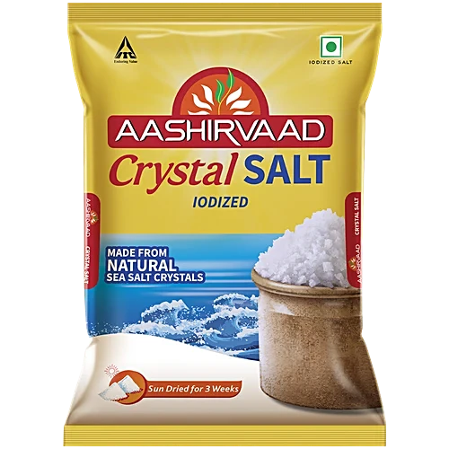 AASHIRVAAD SALT 1KG CRISTAL