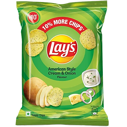 LAYS AMERICAN STYLE CREAM & ONION 10RS
