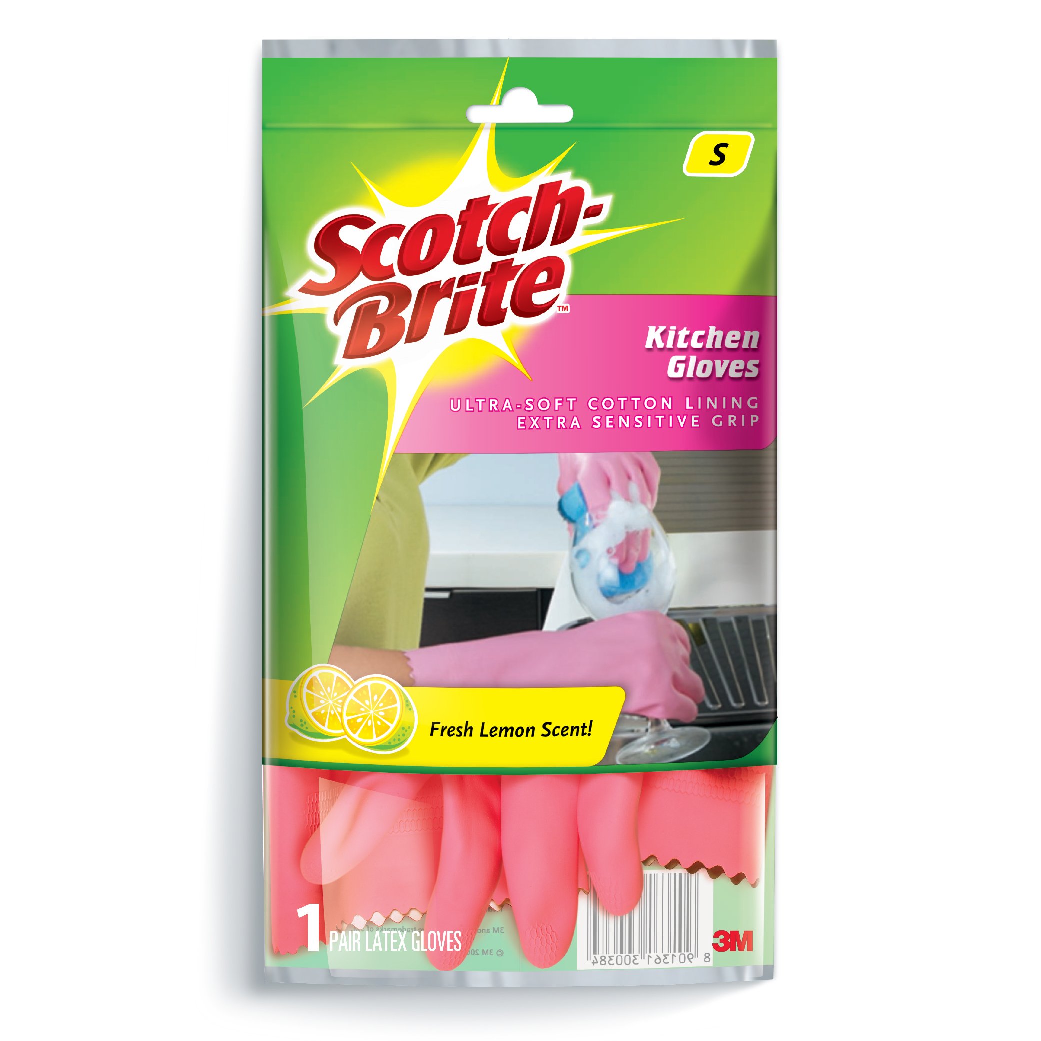 SCOTCH BRITE KITCHEN GLOVES S SIZE