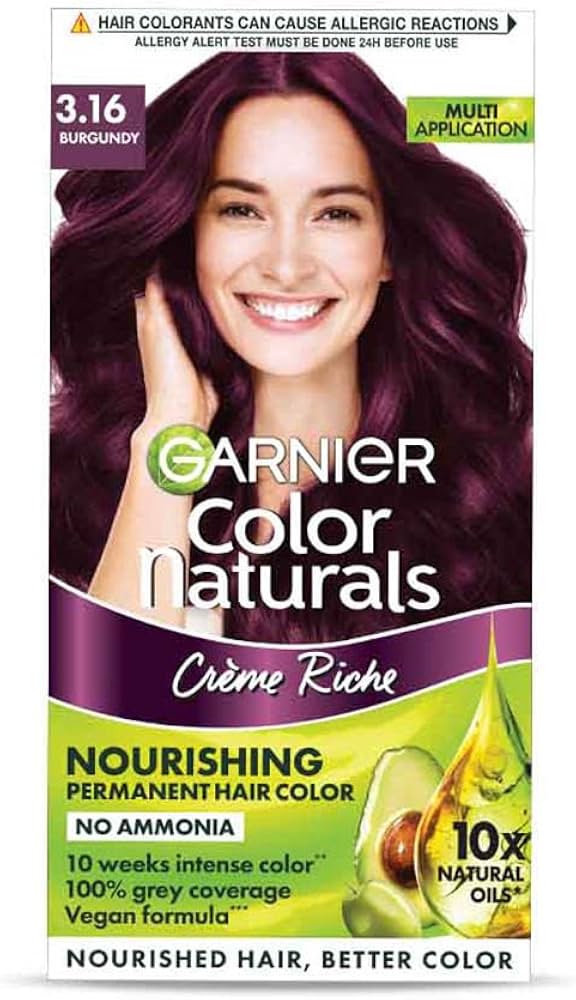 GARNIER BURGUNDY 70ML NO3.16 FREE SCALP MASSAGER
