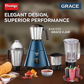 PRESTIGE GRACE MIXER GRINDER 4 JAR