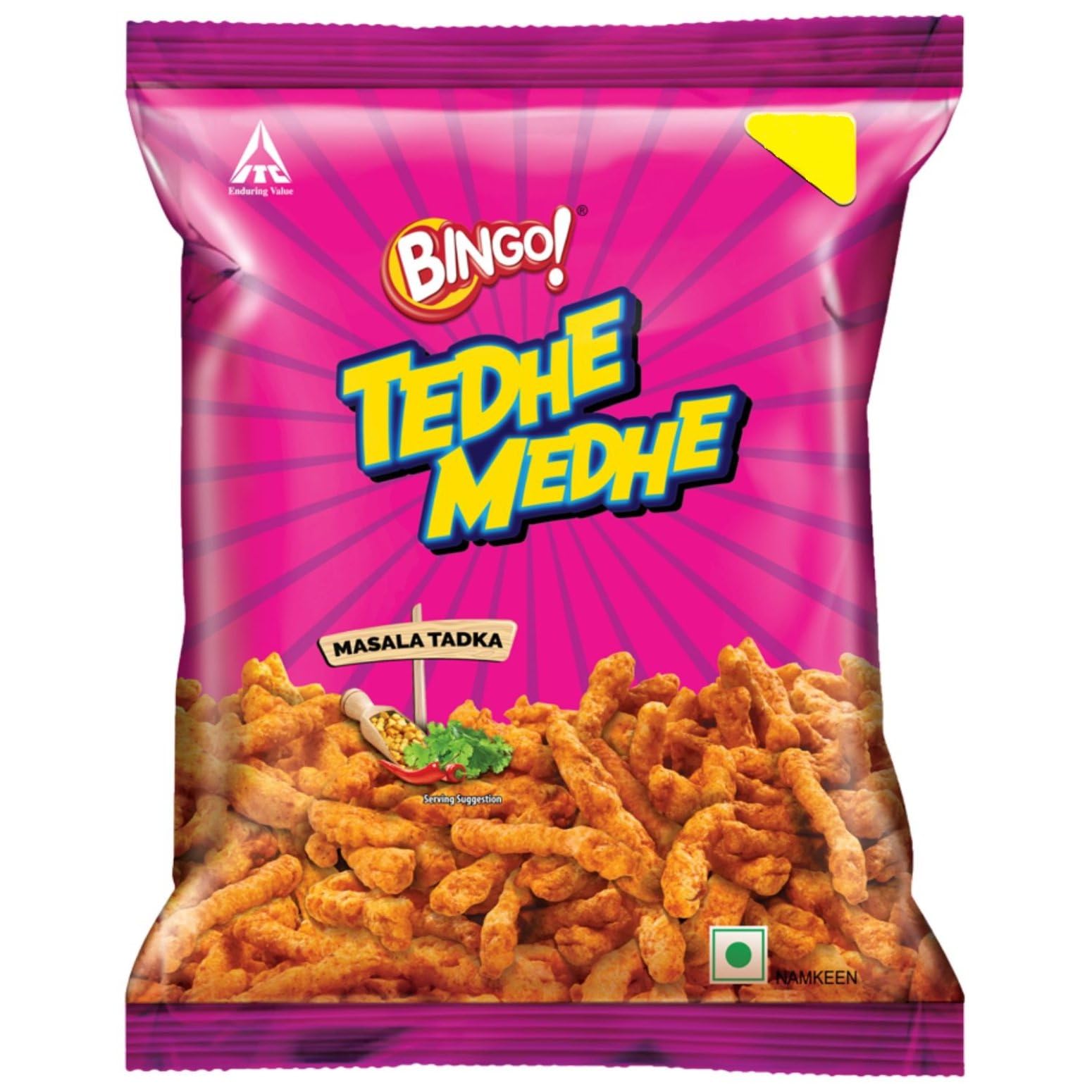 BINGO TEDHE MEDHE MASALA TADKA 80G