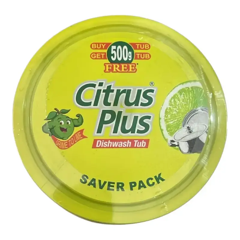 CITRUS PLUS DISHWASH TUB 500G