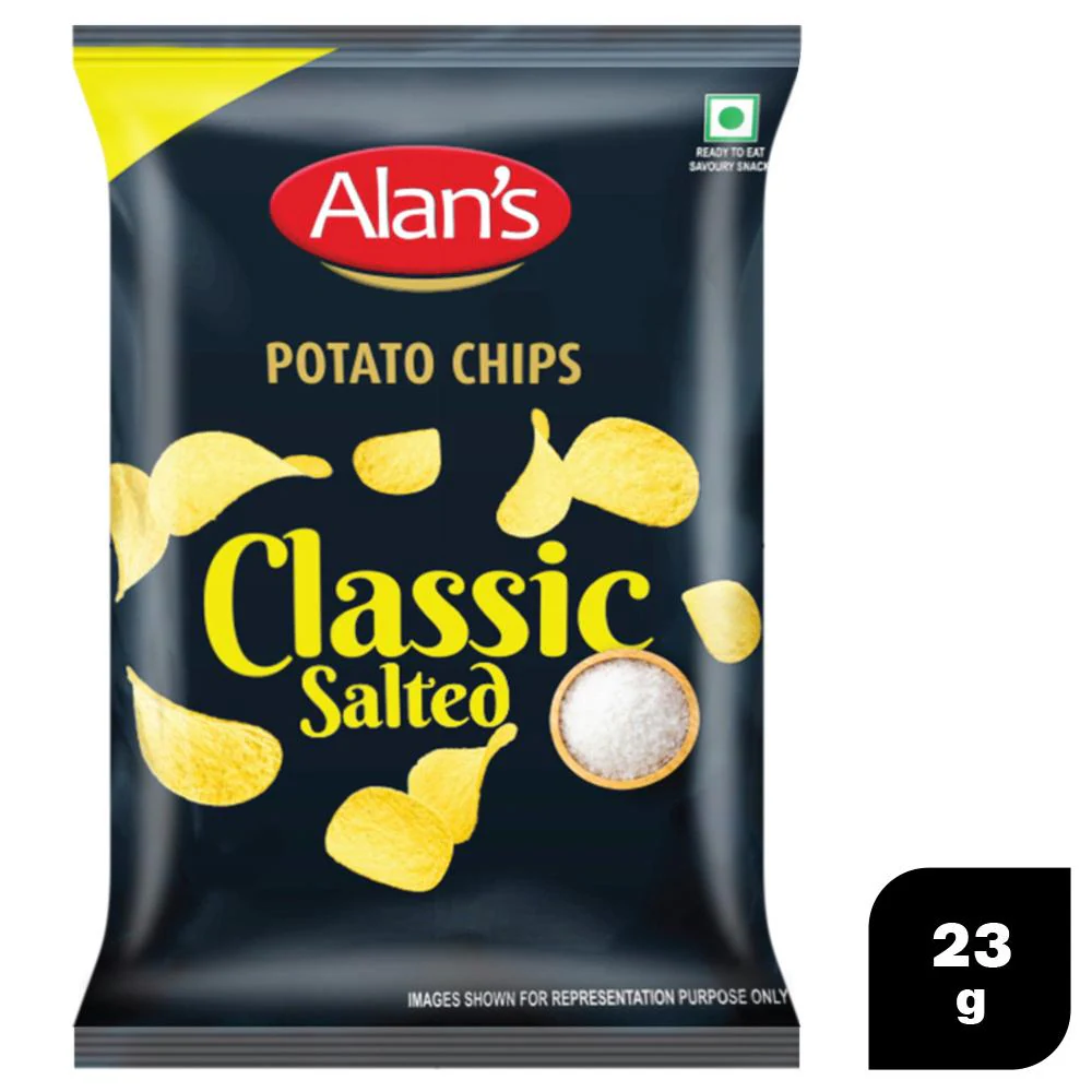 ALANS POTATO CHIPS MASALA 25G