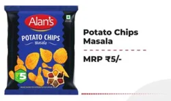 ALANS POTATO CHIPS MASALA 12G