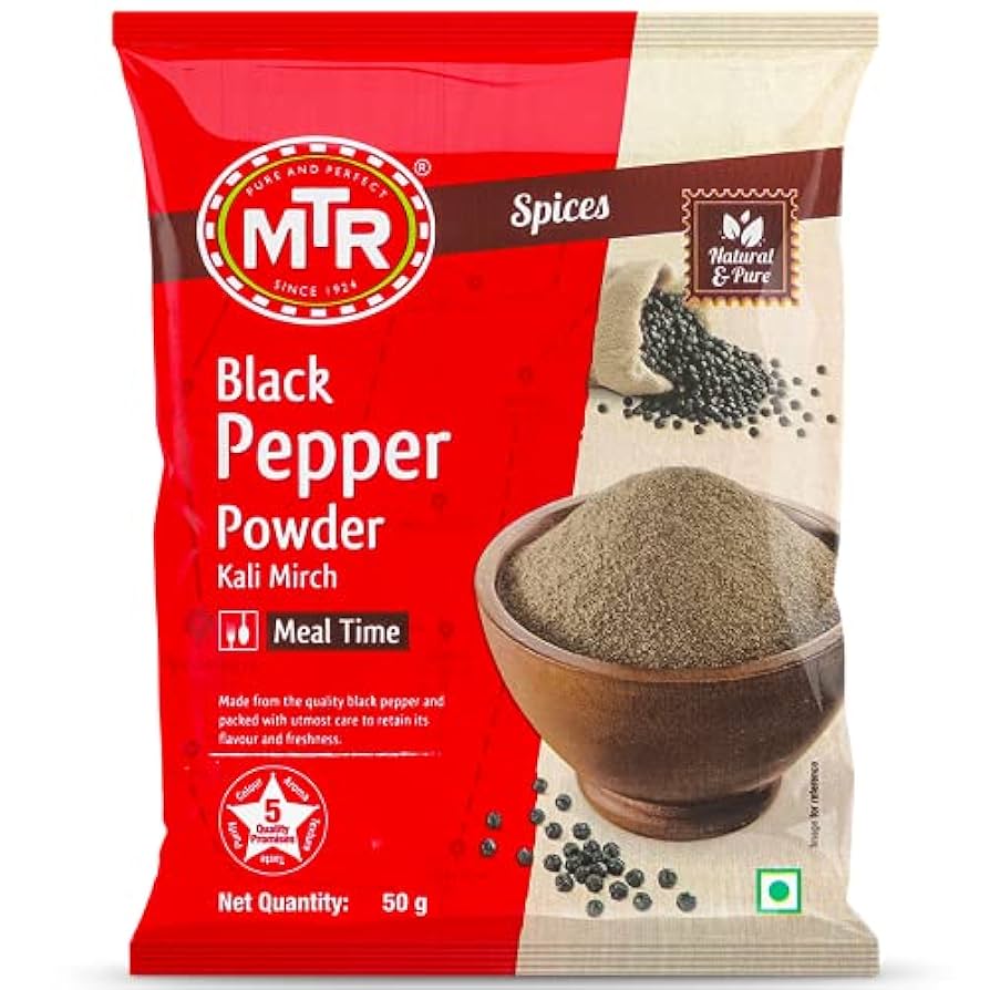 MTR PEPPER POWDER 50G