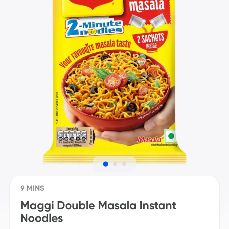 MAGGI 2MIN MASALA RS.20