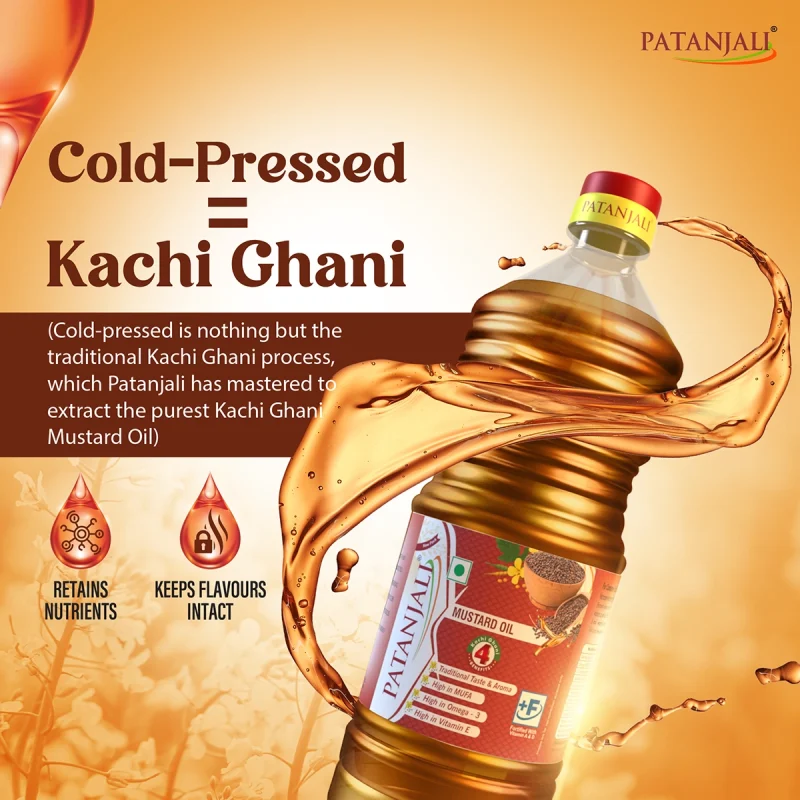 PATANJALI MUSTARD OIL 1LTR