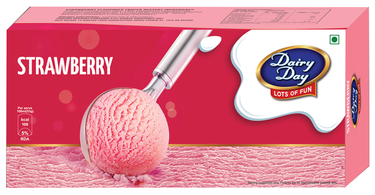 DAIRY DAY STRAWBERRY 900ML