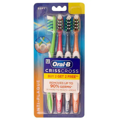 ORAL B CRISSCROSS BUY 2 GET 2