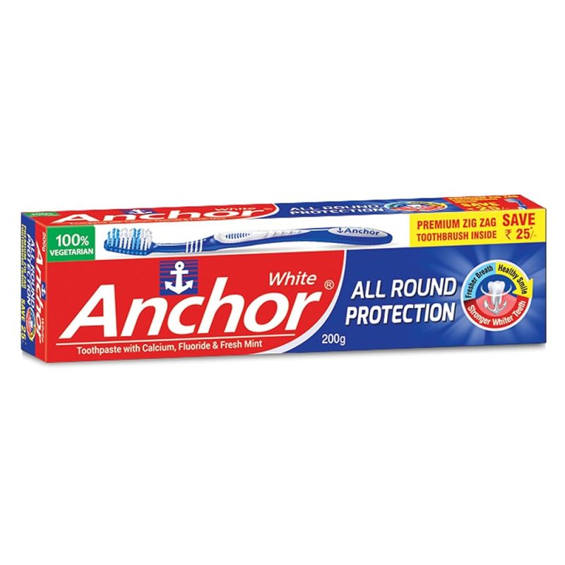 WHITE ANCHOR TOOTH PASTE 200G